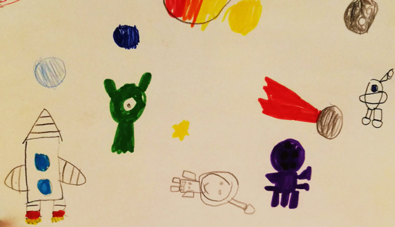 Entry in Expedition to space by Tom, 7 years old.