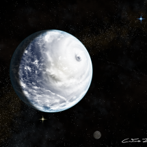 Colossal storm sweeps across ocean world Kepler-62 e by CaetanoJulio Neto