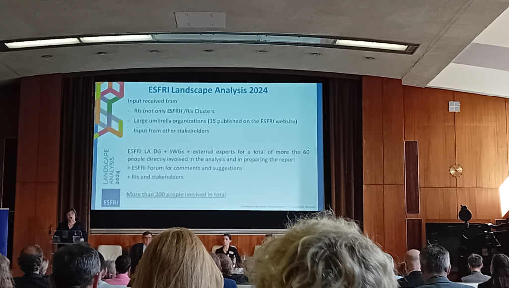 Presentation of the ESFRI Landscape Analysis at the Belgian Presidency Conference on ‘Research Infrastructures in a Changing Global, Environmental and Socio-economical Context.